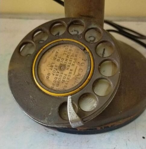 Antique/Vintage Decorative Brass Metal phone
